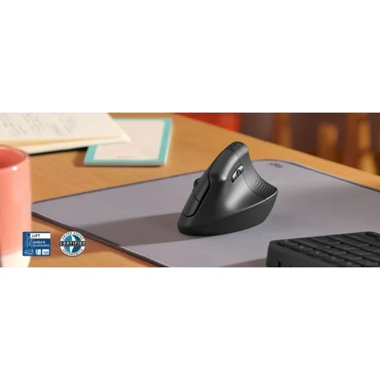 Logitech Lift Vertical Ergonomic W/L & Bt Mouse